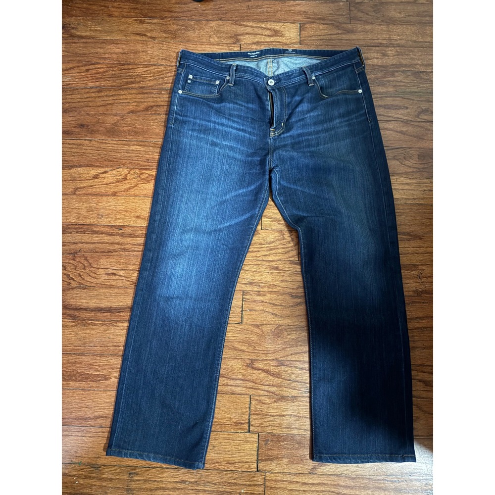 AG Adriano Goldschmied The Protege Straight Leg Jeans Dark Wash 38x34 (Hemmed)
